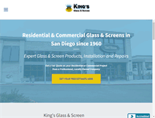 Tablet Screenshot of kingsgls.com